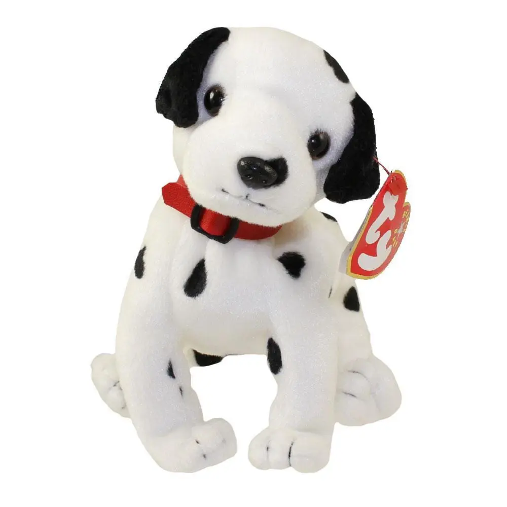 TY Beanie Baby - DIZZY the Dalmatian (black spots, black ears & red collar) (5.5 inch) (2000) - MWMTs