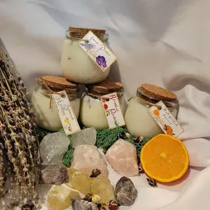 Aromatherapy Crystal Candles – 4 oz | 20+ Hour Burn