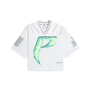 PUMA Womens Hoop Dreamz V-Neck Short Sleeve Replica Jersey Casual - White