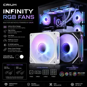 Infinity Mirror RGB Fans