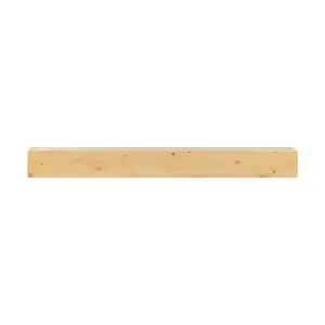 Father's Day Gift VEVOR Fireplace Mantel Wood Shelf Floating Rustic Fireplace Mantel 60" Natural