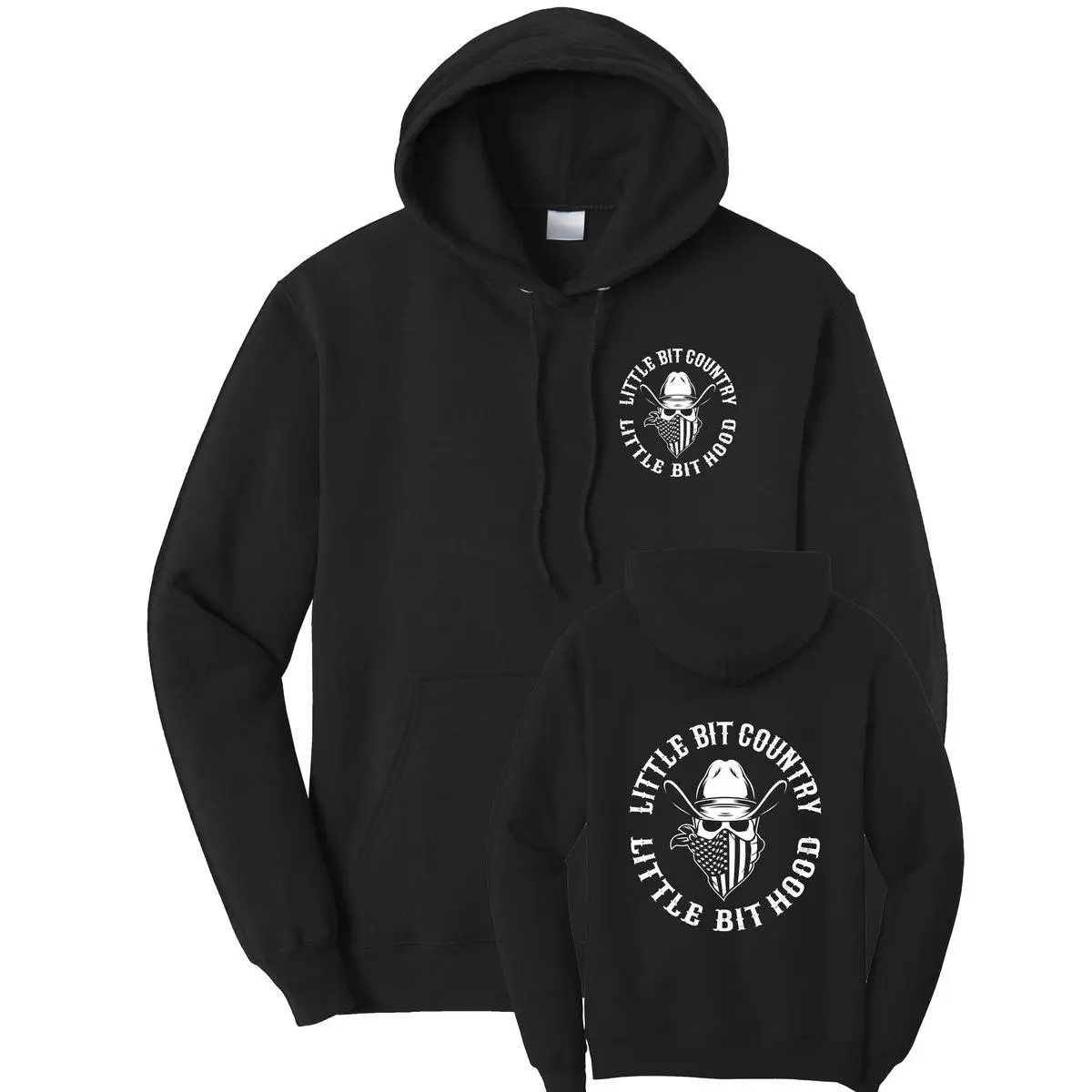 Little Bit Country Little Bit Hood Fleece Pullover Hooded Sweatshirt