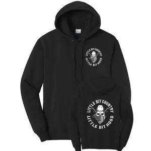 Little Bit Country Little Bit Hood Fleece Pullover Hooded Sweatshirt