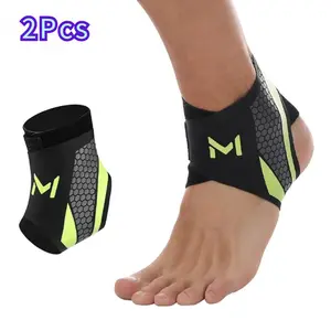 1Pair Ankle Support Strap Breathable Adjustable Basketball Running Ankle Joint Protective Cover Cycling Ankle Brace Lightweight