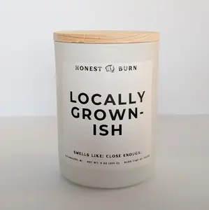 Locally Grown-ish - 9oz. Soy Candle - Ready to Gift (Box & Card Included)