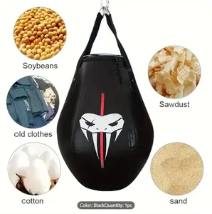 Fitness Hanging Boxing Hollow PU Sand Bag, Adult Sandbag For Fighting Training, Fitness Supplies For Home Boxing
