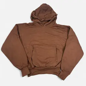 Yeezy x Gap Perfect Hoodie Dark Brown Stylish Hooded Sweatshirt