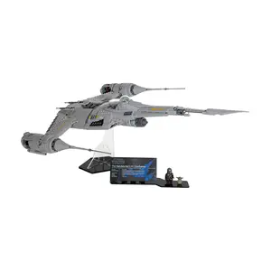Acrylic Display Stand Compatible with LEGO 75442 The Mandalorian's N-1 Starfighter UCS - Set Not Included