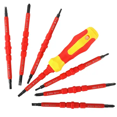 Electrician Repair Tools Kit 13pcs 1000V Changeable Insulated Screwdrivers Set - View #11