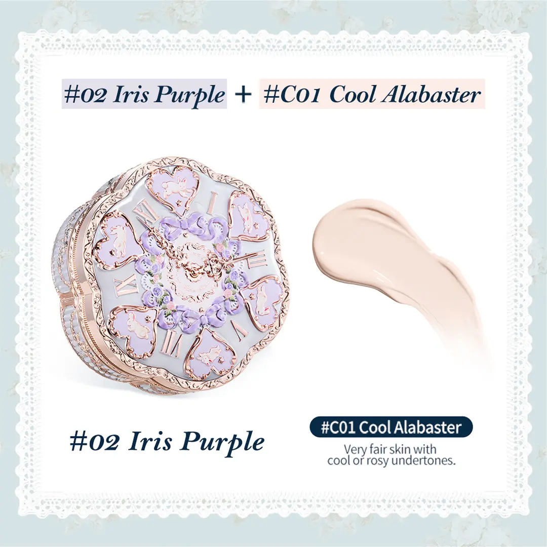 C01 Cool Alabaster (Iris Purple Case)
