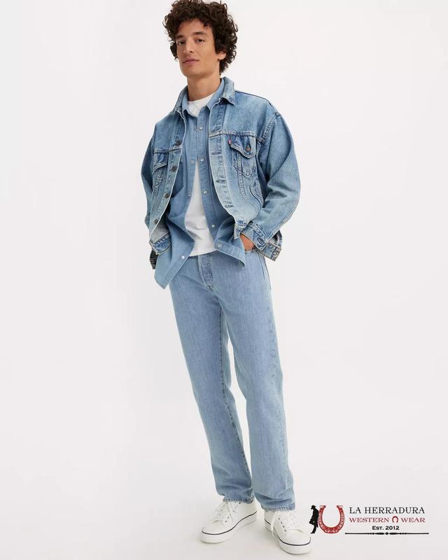 LEVI'S MENS 501 ORIGINAL STRAIGHT LEG JEAN- DENIM 005010134