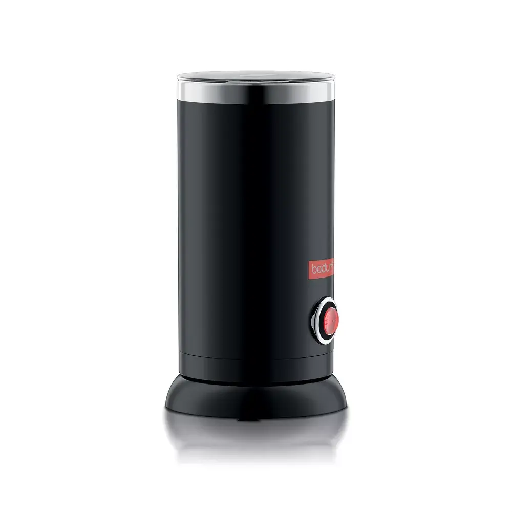 Bodum Bistro Electric Milk Frother Black: Stainless Steel Coffee Frother & Milk Steamer 500W Hand Wash