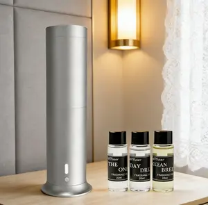 Premium Diffuser, with 3 Essential Oils,1000 SqftCoverage, Compact & Cordless, 20H Use, for Home Hotel,Powerful Mist,Remote & Timer, Energy Efficient