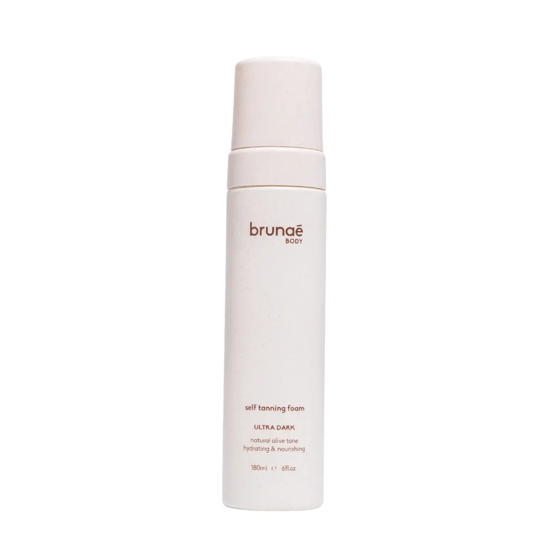 Brunae Body Self Tanning Foam | Sunless Tanner Bronzing Mousse for Natural Glow & Hydrated Body -  Vegan Formula & Aussie Made