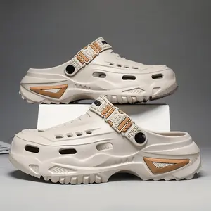Casual Non-Slip Men's Clogs Lightweight Comfort Thick Sole Quick Drying Summer Outdoor Sandals