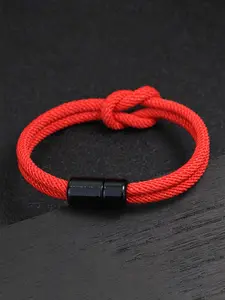Magnetic Bracelet for Couples, Unisex Nylon Rope Braid Design, Perfect Valentine's Day Gift, Friendship Accessory for Him Her, Stackable bracelets, Bracelets Jewelry