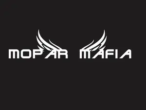 Mopar Mafia Vinyl Decal for Cars - High-Quality Car Sticker with Wing Design stickers