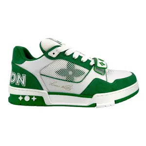 Louis Vuitton LV Trainer Strap Monogram Denim Green White