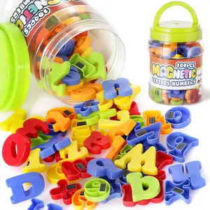 104 PCS Alphabet Magnetic Letters and Numbers for Toddlers ABC 123 Fridge Educational Set Great Learning Gift from Parents or Teachers