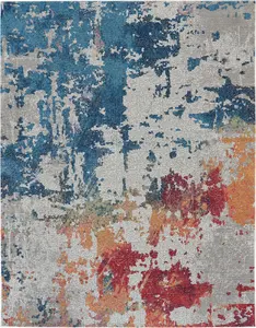 Nourison Home Ankara Global ANR10 Multicolor Contemporary Power-loomed Rug