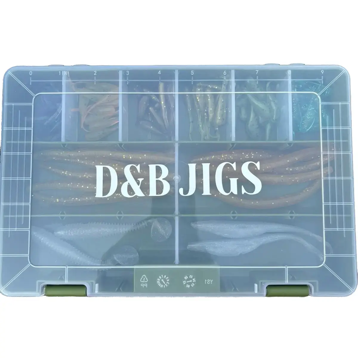 D&B JIGS Bass/Crappie Ultimate Starter Kit 74 Piece Kit