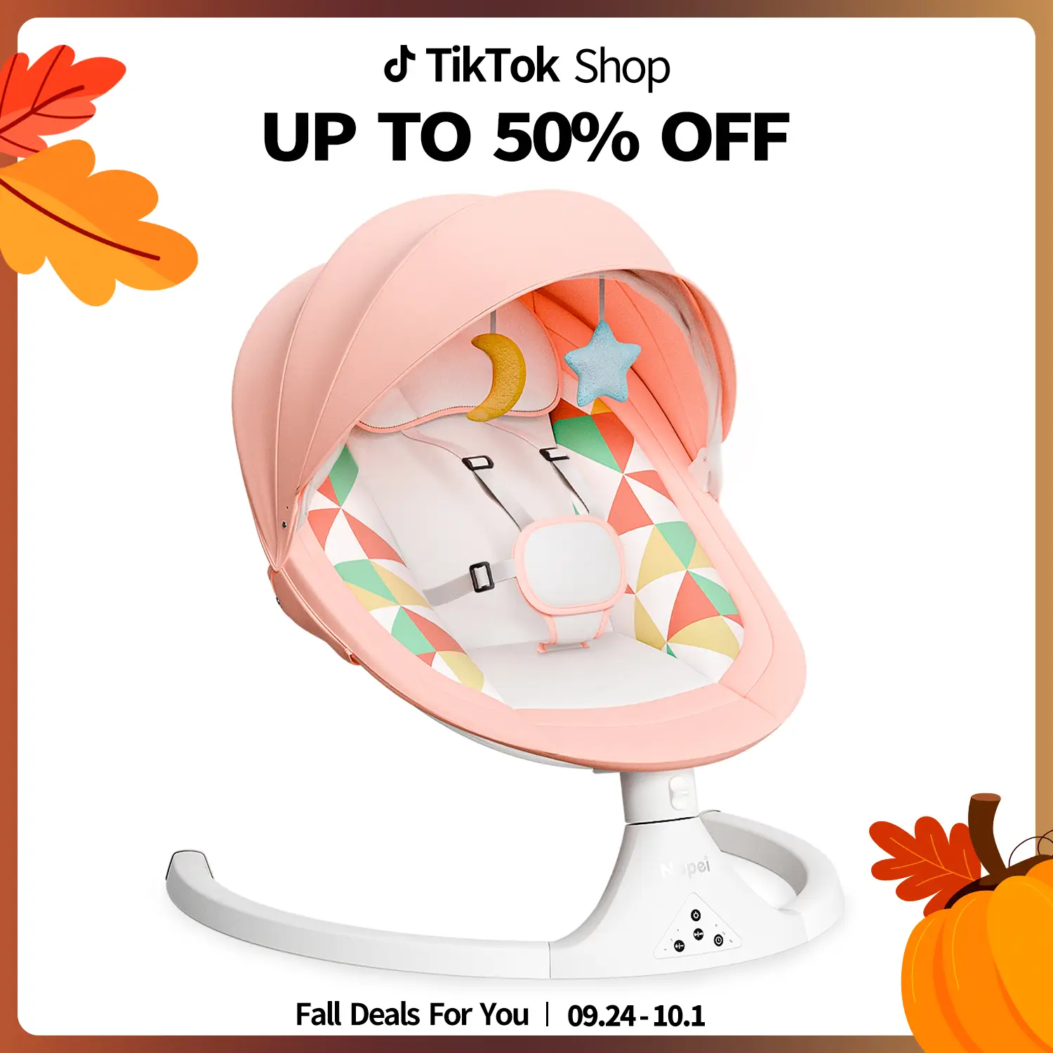 Electric Baby Swing with 5 Sway Speeds, Remote Control, Bluetooth & Music Features for Indoor/Outdoor Use ,baby Bouncers, Rocking Motion