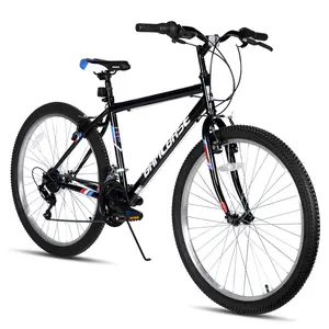 HILAND 24 26 inch Mountain Bike for Men Women, 18 Speeds High-Carbon Steel Frame, Sport Cycling MTB Bicycle for Adult