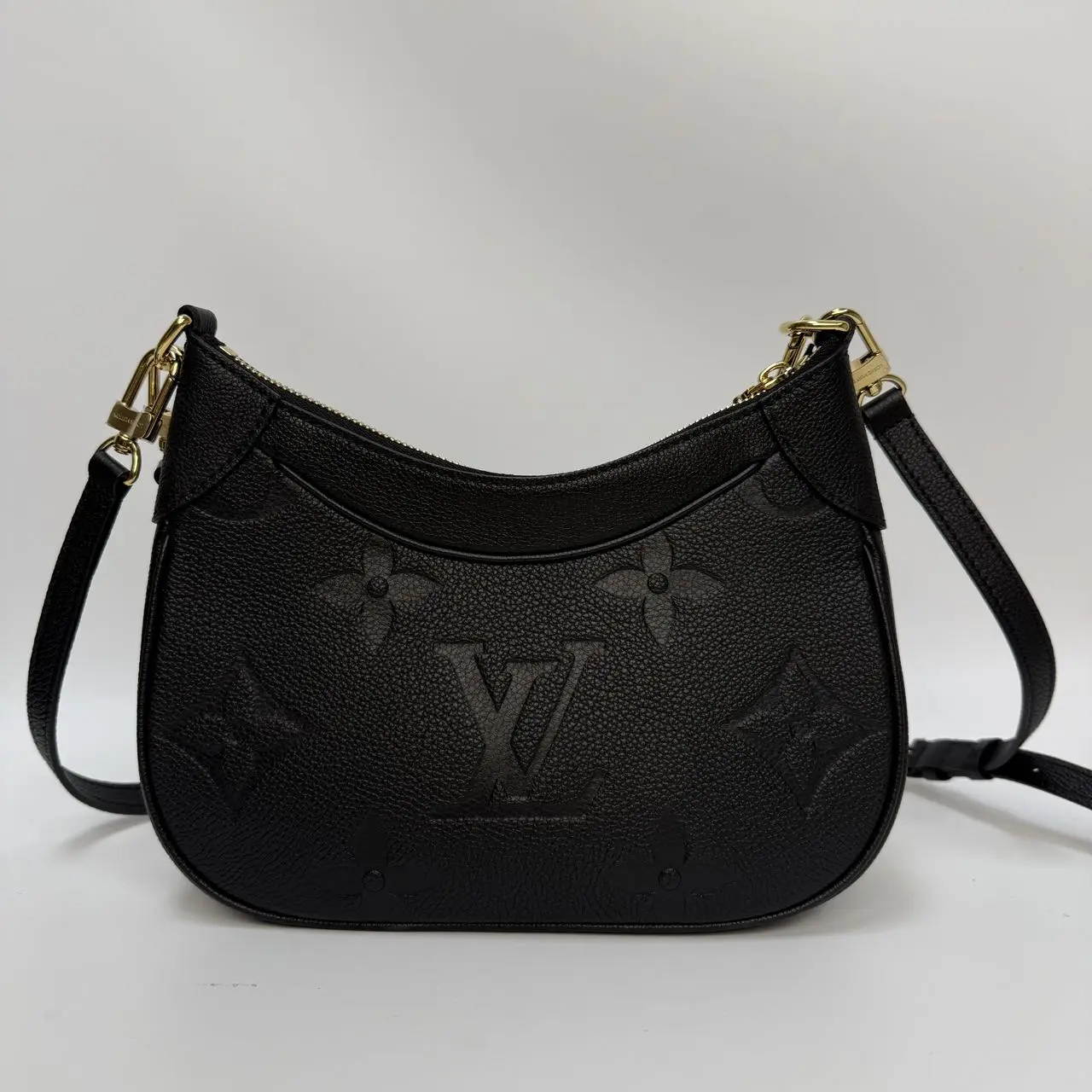 Pre-owned Louis Vuitton leather Shoulder Bags Bagatelle Black Bag 【Senza 1】