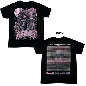 Bodysnatcher Band Tee The Big Team Battle Tour 2023 Black T-Shirt Unisex Heavy Cotton Double Side Fullsize