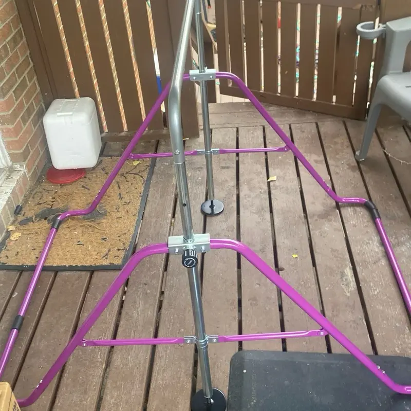 FB-sports Gymnastics Equipment - Purple and Silver Structure for Sports Activities