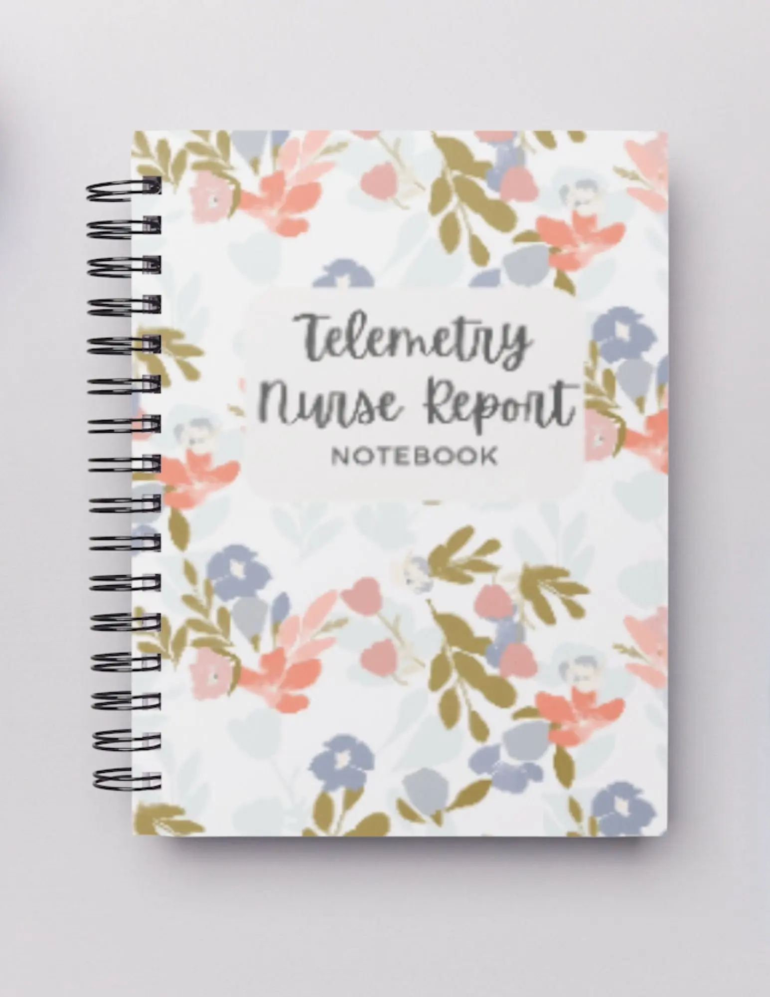 Telemetry (2 patients) Nurse Report Notebook