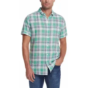 Weatherproof Vintage Mens Short Sleeve Woven Shirt