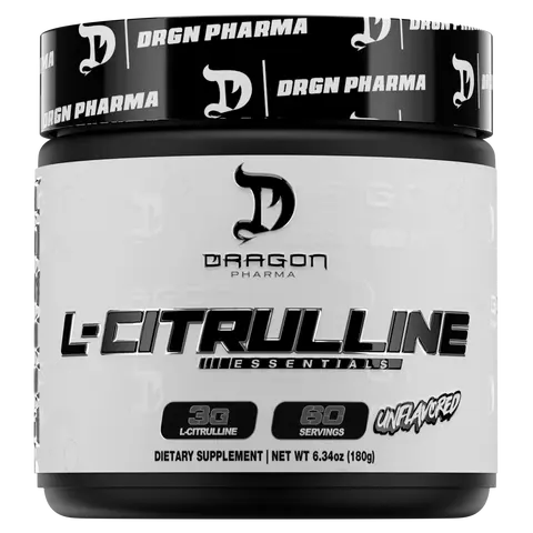 Dragon Pharma L-Citrulline - Muscle Volume Boost & Endurance - 60 Servings - Unflavored