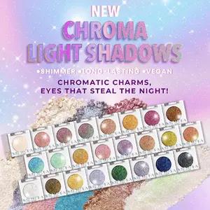 MOIRA Chroma Light Shadow - Metallic Foiled Effect Glitter Eye Shadow for All Generations Cruelty-Free Vegan Formula  Radiant Smooth  Makeup Eyeshadow Cosmetic