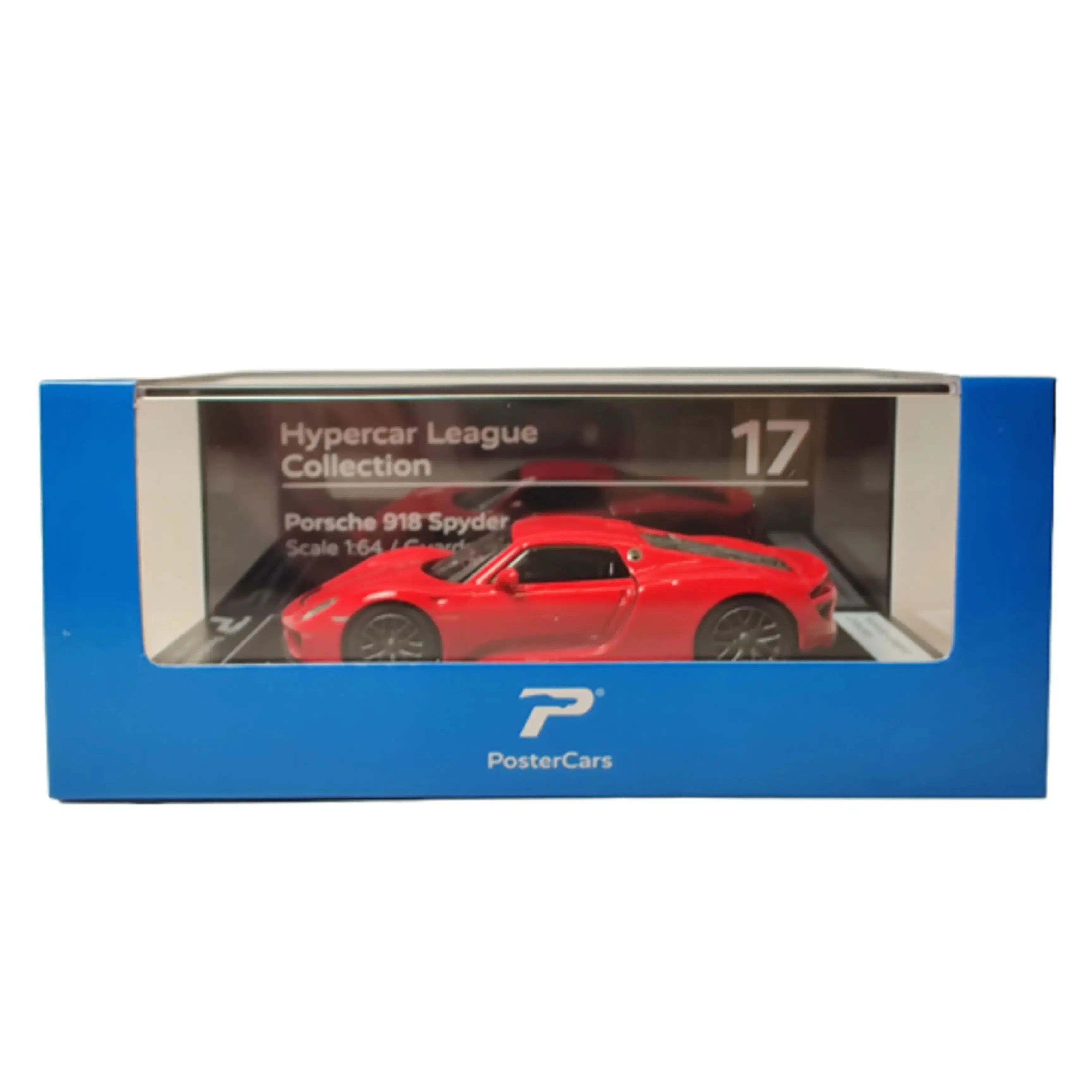 KINSMART Hyper-car league Porsche 918 Spyder 1:64 scale Die Cast Metal Model Car with Display Base