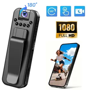 Portable HD 1080P Wearable Action Camera with Infrared Night Vision & Loop Recording , Vlogging Camera Waterproof Sports Cam for Skiing, Cycling, Hiking, and Motorcycling