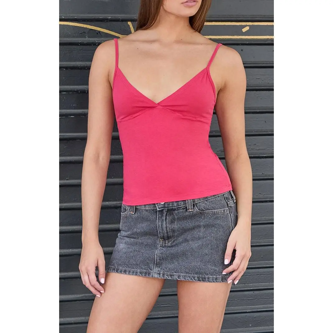 John Galt Women's Red Tiffany Tank Top