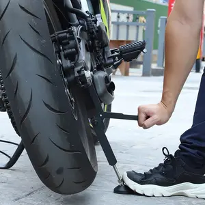 Portable Lifting Frame for Dirt Bike Energy Saving Motorcycle Wheel Support Side Stand Paddock Stable Swingarm Lift Bike Tool