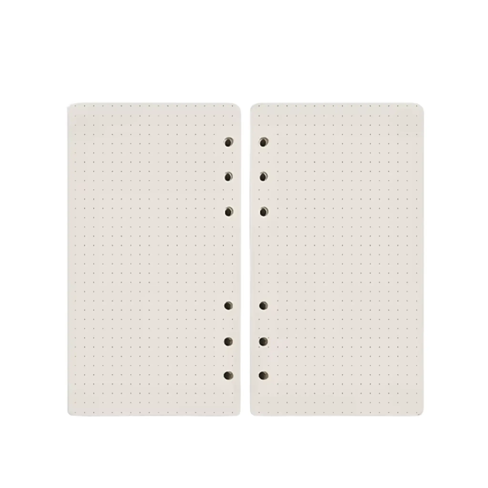 Personal Size Dot Grid Planner Inserts - 40 Pages Cream Paper with Aligned Dots, Ideal for Sketching Ideas & Journaling, Essential for Planning Systems