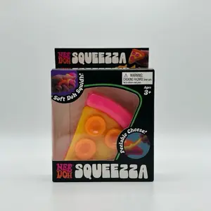 Pizza Squishy Toy, Durable Silicone Sensory Stress Reliever, Squishy Sensory Play Item, Anxiety Relief Product, Stress Relief Tool for Kids