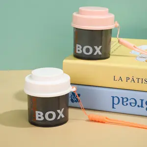 Portable Pill Organizer Box Supplement Organizer Medicine Dispensing Compartmentalized Food Grade Sealed Hanging Health Care Storage Case