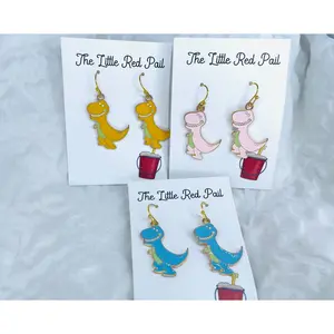 Dinosaur earrings, Dino earrings, kids earrings