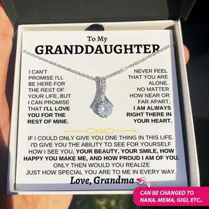 To My Granddaughter - Personalized Beautiful Gift Set TTH