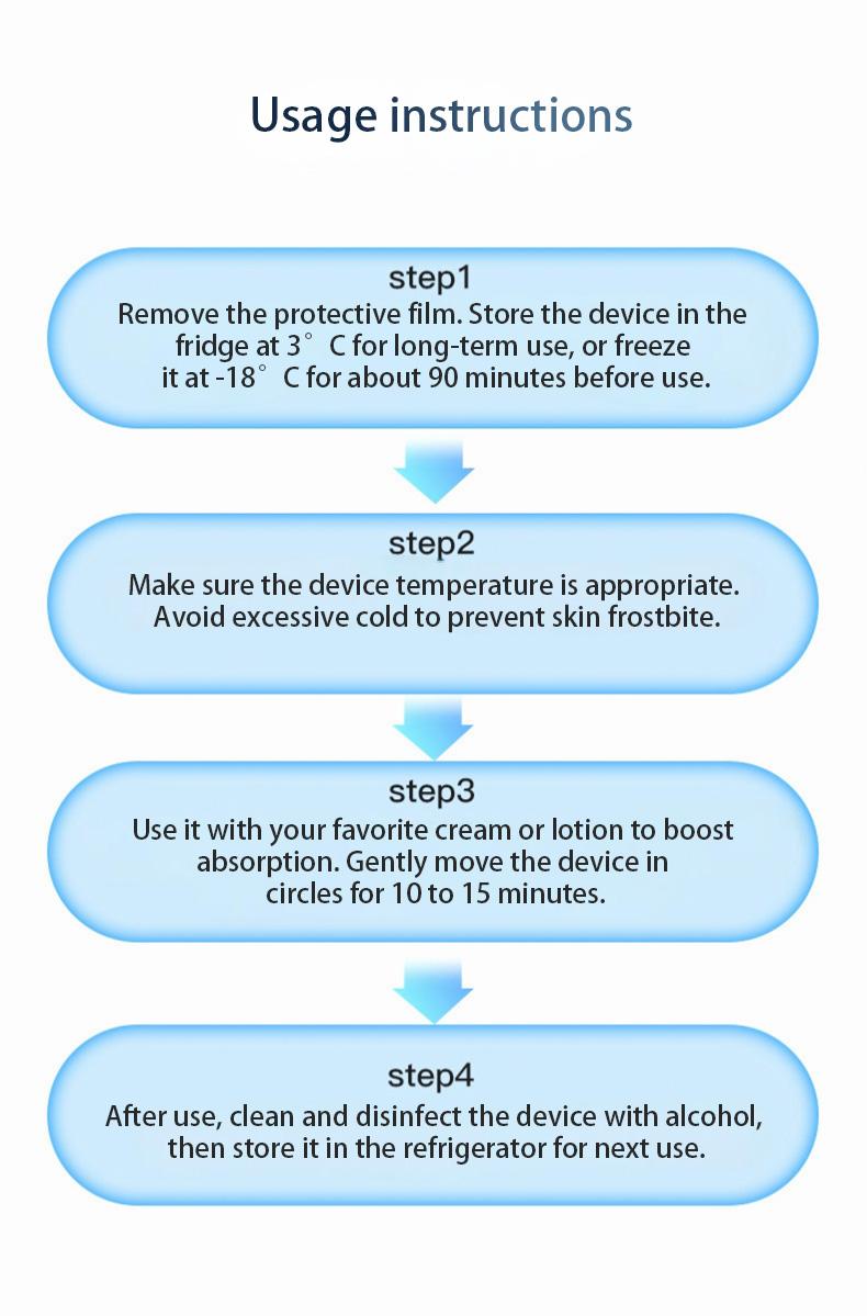 Ice compress small ice hammer cold compress instrument face girl ice muscle beauty instrument soothing edema gift