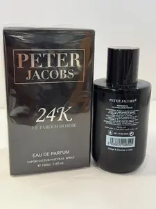 Peter Jacobs 24K LE PARFUM Homme 3.4 oz / 100 ML Eau de Parfum for Men Regular Edition Sealed Box