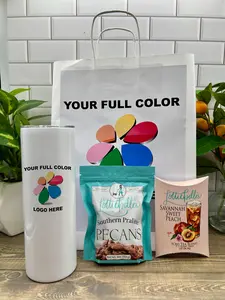 Custom Business Company Logo, Corporate Gift Box Basket 6