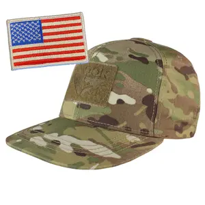 CLOSEOUT: Condor MULTICAM Flat-bill Trucker Cap - w USA Patch