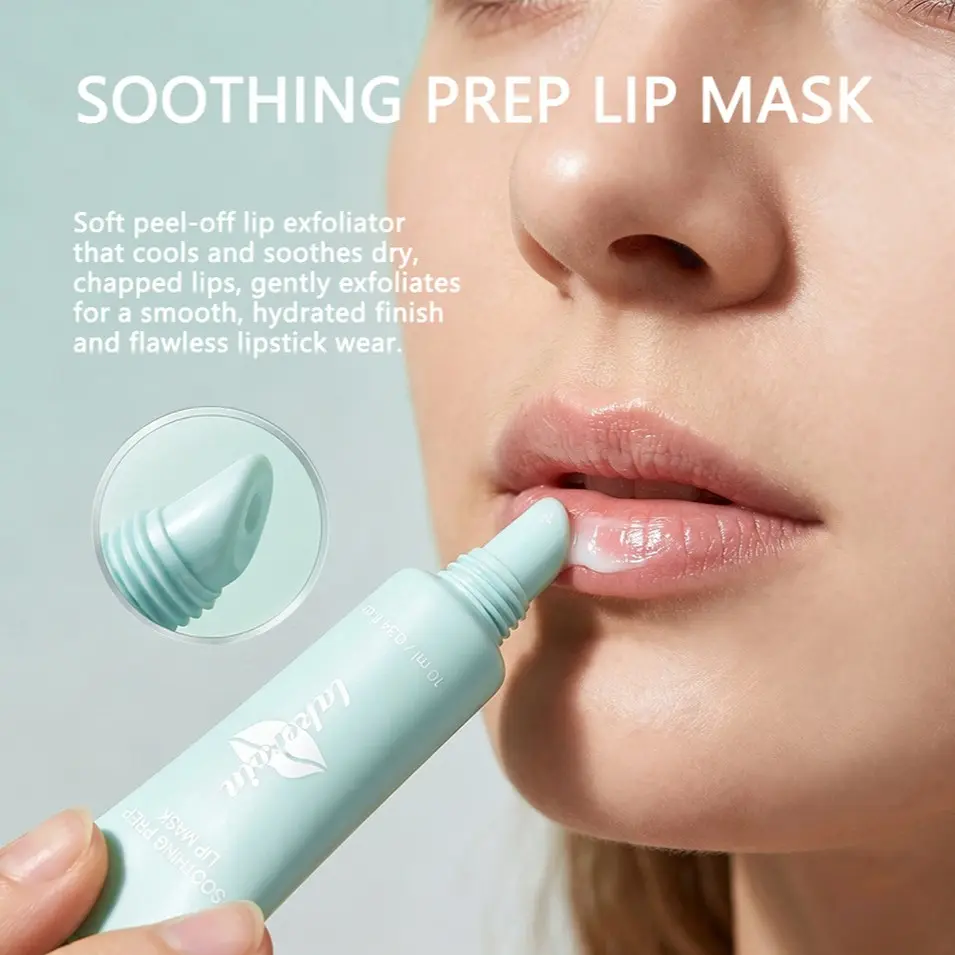 10ML Pull-Off Lip Mask, Exfoliating Lip Treatment, Gentle Exfoliation, Deep Moisturization, Hydrating, Repair Lips, Reduce Fine Lines, Improve Dryness, Soothing Formula, Hydrating Repairing Lip