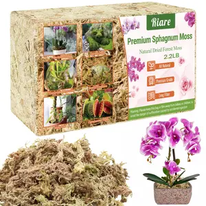 Premium Sphagnum Moss for Plants- Natural Long Fiber