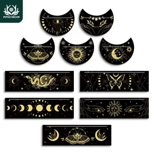 Wooden Tarot Card Holder Stand, 1 Count Tarot Card Stand for Display, Desktop Decoration, Desktop Accessory for Home Farmhouse Office Studio Cafe Coffee Shop